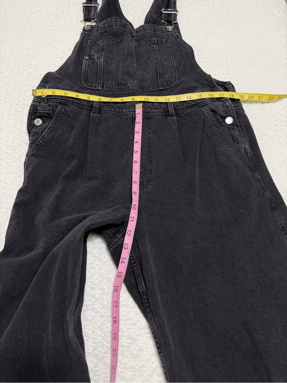 &Denim by H&M Black Overalls Women’s Size Large - Picture 4 of 8